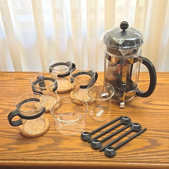 ☕️ Bodum Coffee maker French Press Guatemala Set New in Box - Picture 3 of 13